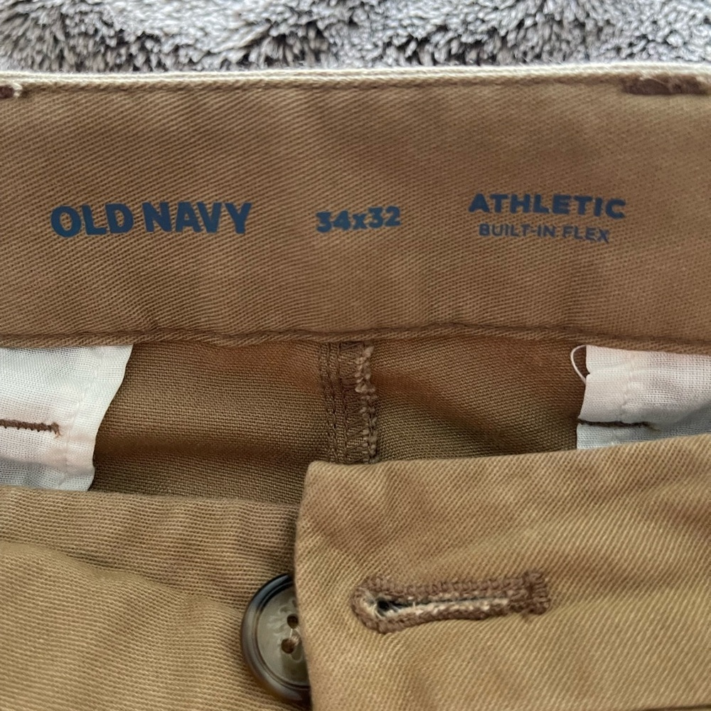 Old Navy Tan Athletic Pants 34x32